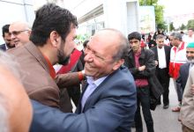 گزارش تصویری از استقبال دانشگاهیان و مردم شاهرود  از پروفسور علی اکبر جلالی  در دانشگاه صنعتی شاهرود
